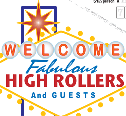 Vegas-themed flyer
